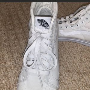 White high top vans!